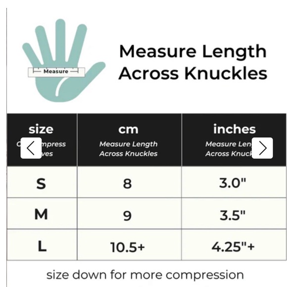 Compression gloves NEW - Picture 2 of 3